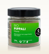 Cosmoveda Bio Pippali Churna im Glas, 100g